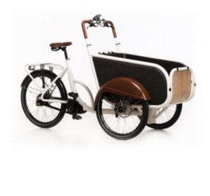 Elektrische Bakfiets met 3 wielen